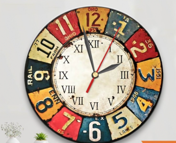 Jam Dinding Bergaya Vintage